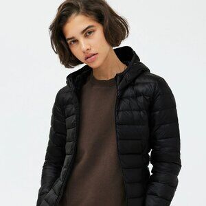 Botanie Goose-Down Puffer Jacket - Black - NWOT